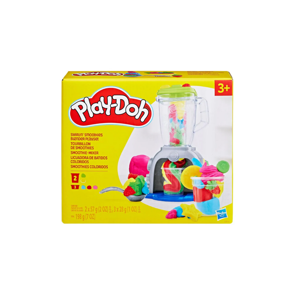 Play-Doh Swirlin' Smoothies Blender Set - Create Colorful Treats with Fun Kitchen Appliances for Kids 3+