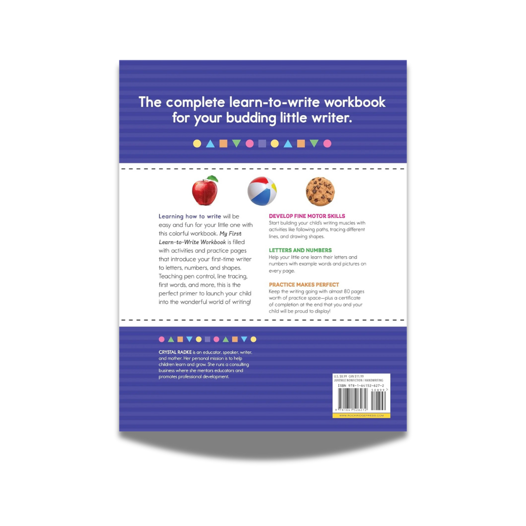 My First Learn-to-Write Workbook: Fun Pen Control & Line Tracing for Kids to Master Letters!