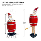 Funny Cigarette Dispenser Santa Clau,Prank Cigarette Holder Pop Up, for Christmas, White Elephant Game Gifts