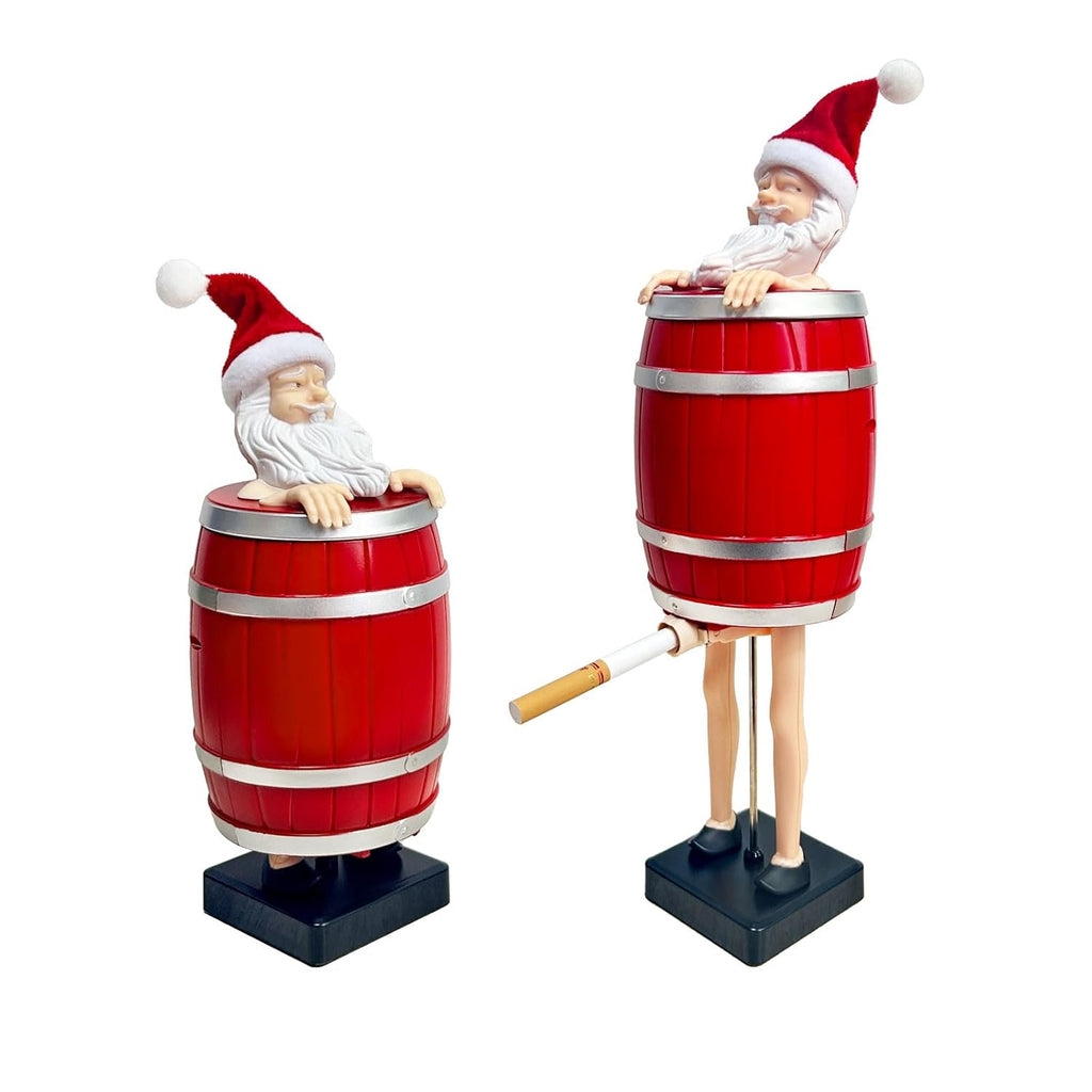 Funny Cigarette Dispenser Santa Clau,Prank Cigarette Holder Pop Up, for Christmas, White Elephant Game Gifts