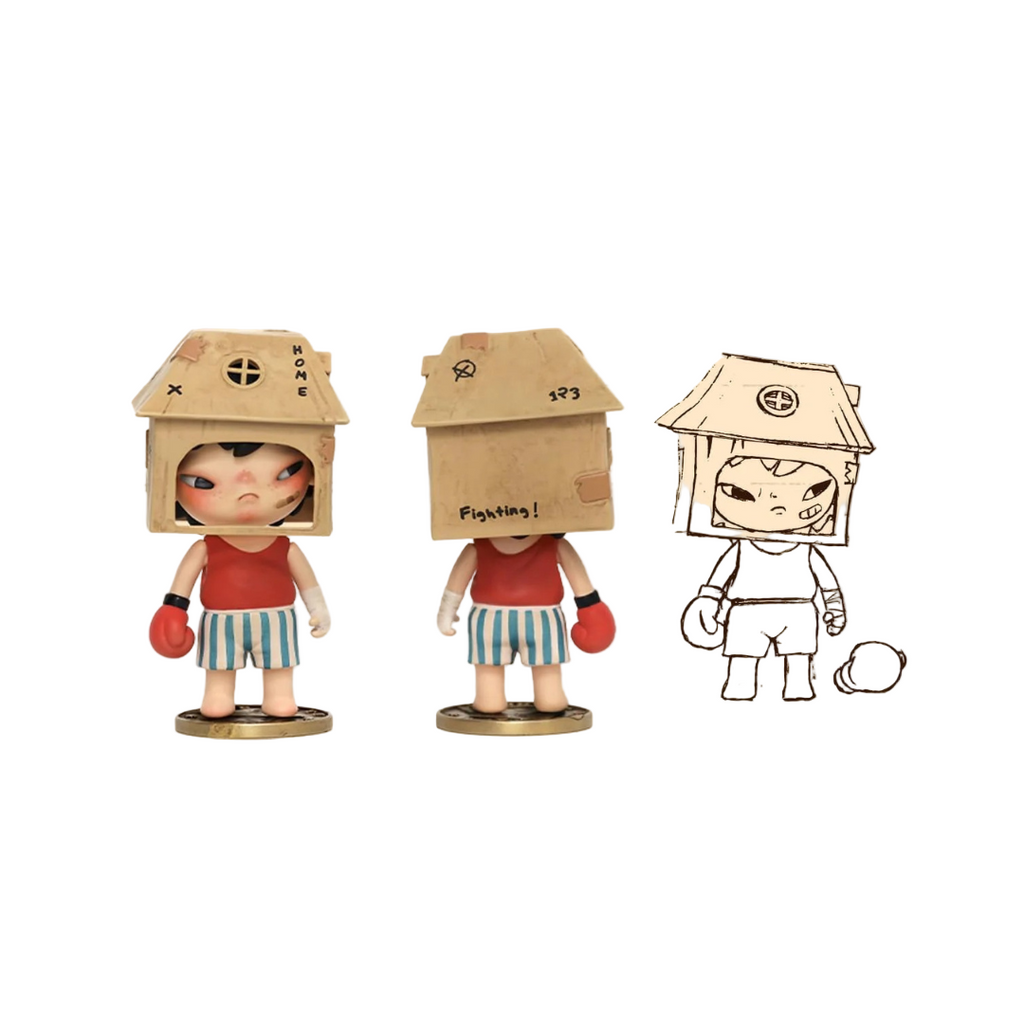 POP MART Hirono Blind Box Figure - Unique Collectible Toy for Modern Home Decor & Desk Accessories, 1PC Random Design