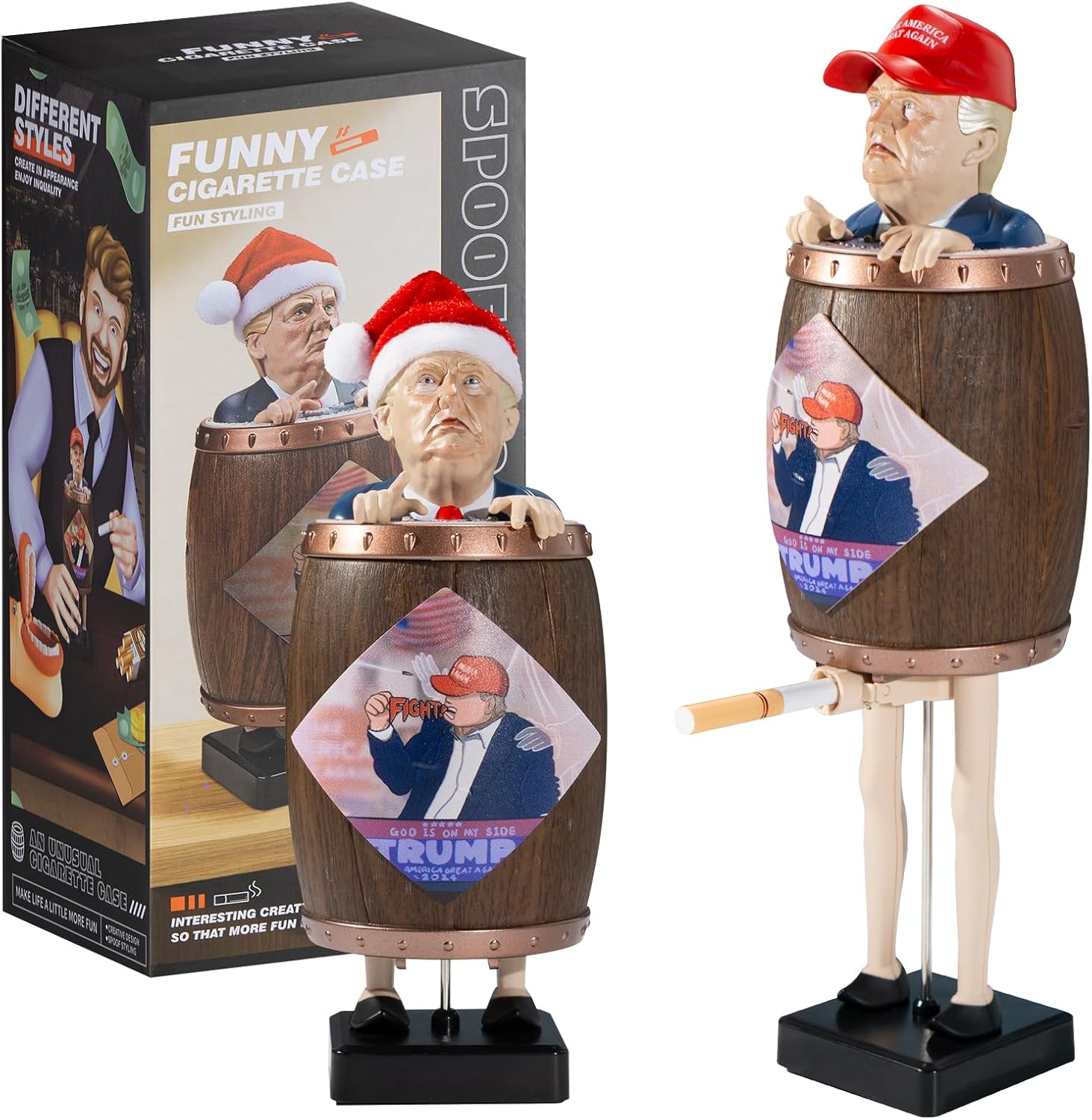 Trump Cigarette Dispenser, Cigarette Case, Funny & Quirky Cigarette Dispenser, Funny Cigarette Holder.