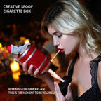 Funny Cigarette Dispenser Santa Clau,Prank Cigarette Holder Pop Up, for Christmas, White Elephant Game Gifts