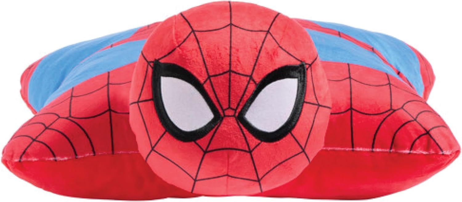 Pillow Pets 16 inch Spider-Man Plush Toy, Marvel Disney Stuffed Animal