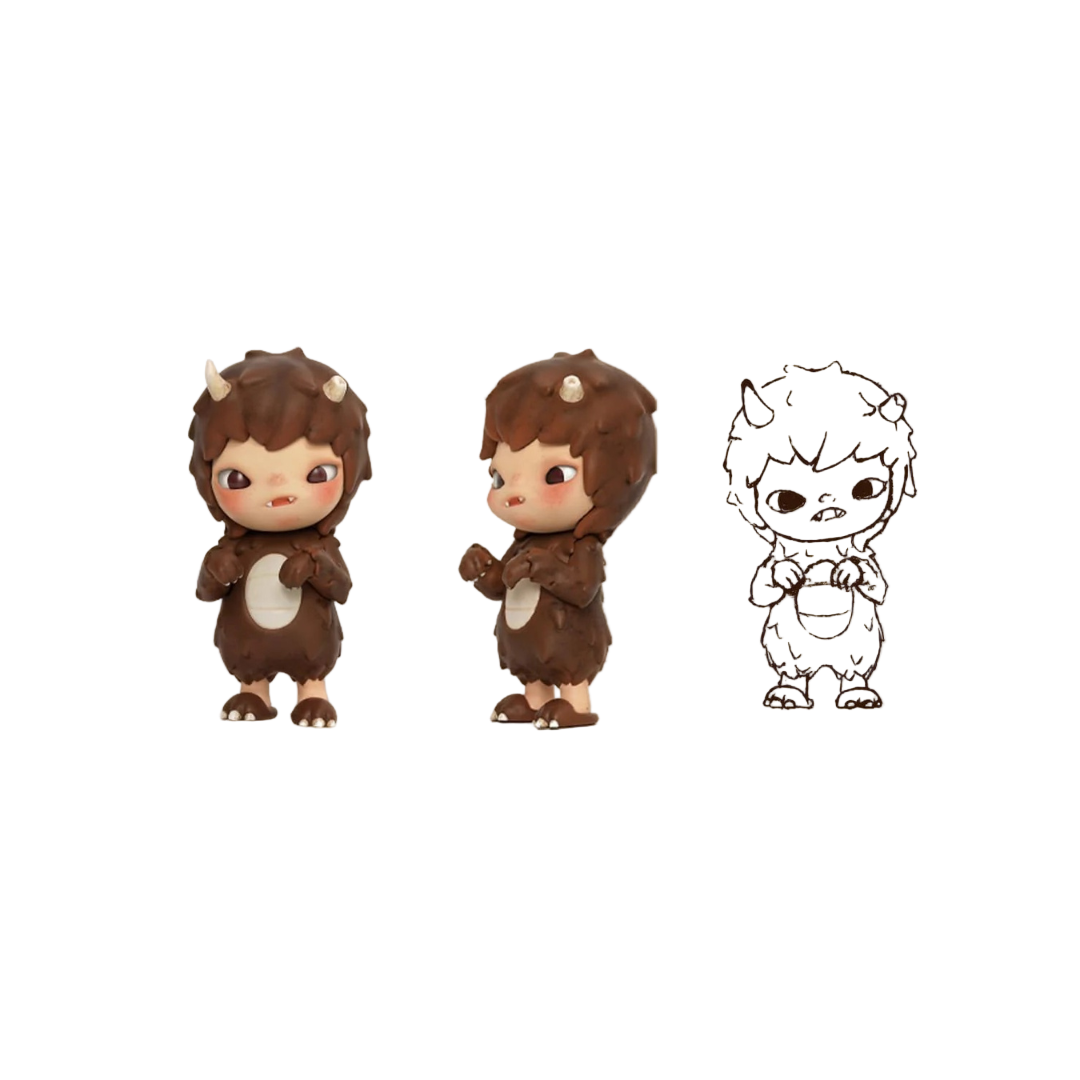 POP MART Hirono Blind Box Figure - Unique Collectible Toy for Modern Home Decor & Desk Accessories, 1PC Random Design