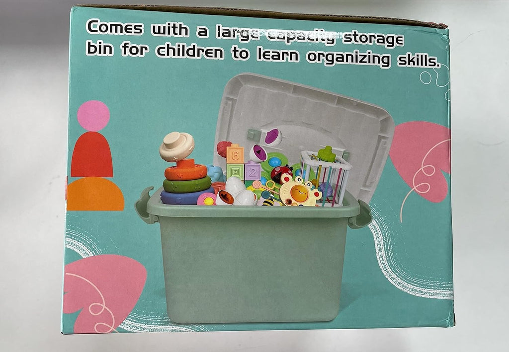 Montessori Magic Sensory & Teething Toy Set – 27 Engaging Pieces for 6–36 Months