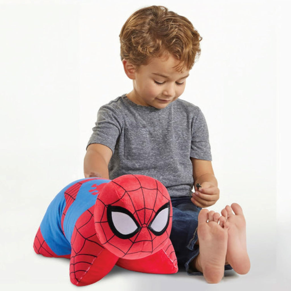 Pillow Pets 16 inch Spider-Man Plush Toy, Marvel Disney Stuffed Animal
