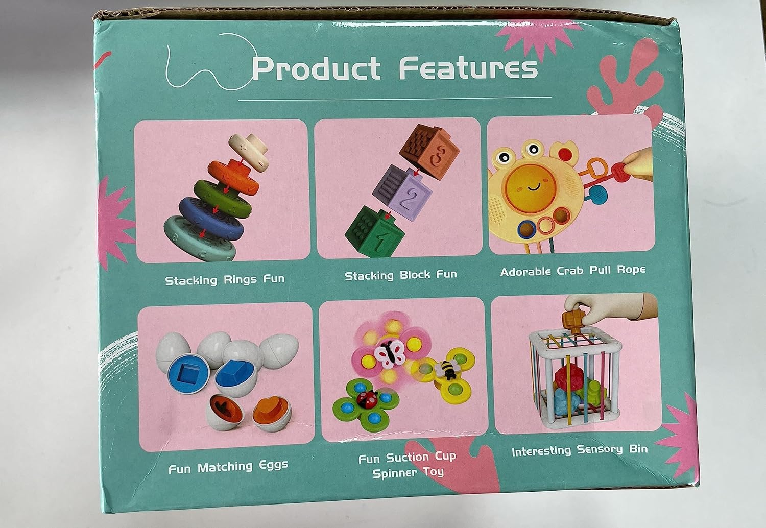 Montessori Magic Sensory & Teething Toy Set – 27 Engaging Pieces for 6–36 Months